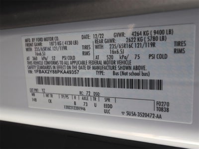 2023 Ford Transit-350 XLT