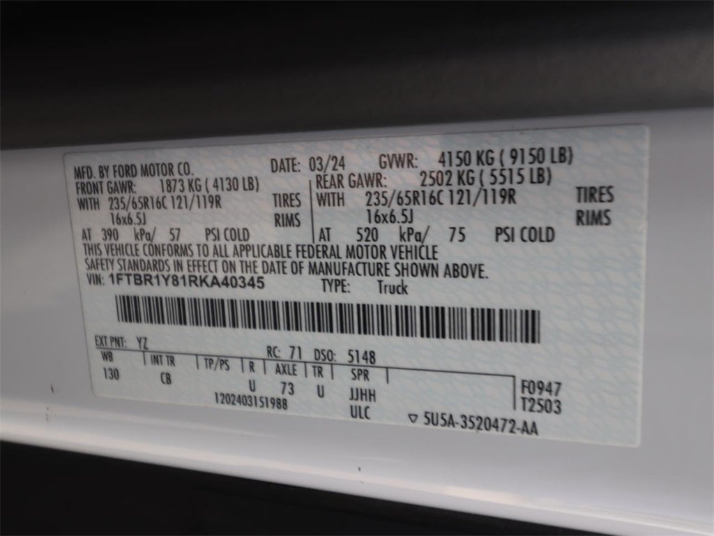 2024 Ford Transit-250 Base