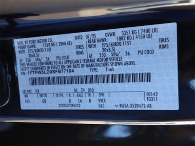 2025 Ford F-150 Lariat