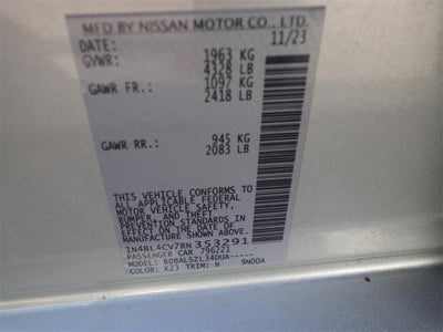 2024 Nissan Altima 2.5 SR