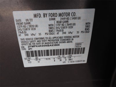 2022 Ford Edge Titanium