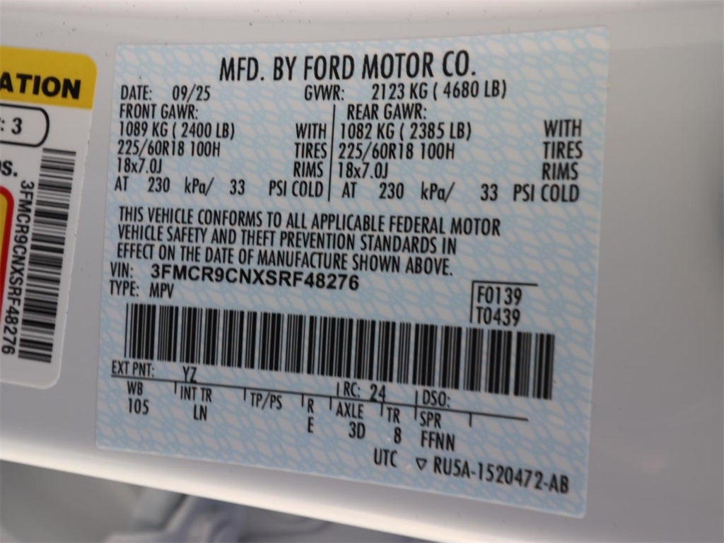 2025 Ford Bronco Sport Outer Banks