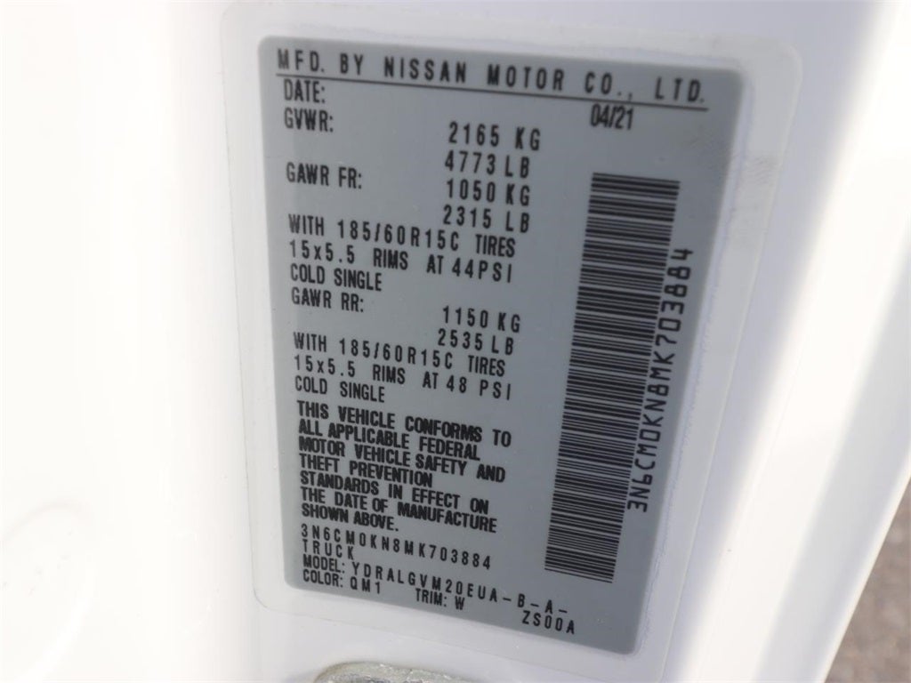 2021 Nissan NV200 SV