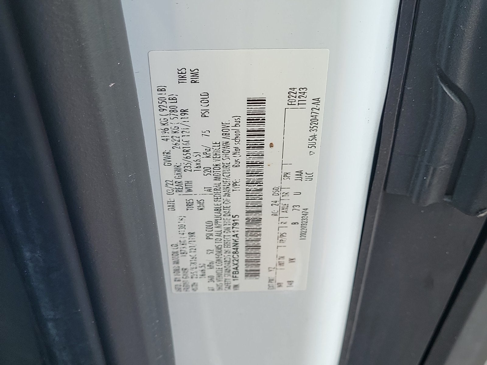 2022 Ford Transit-350 XL