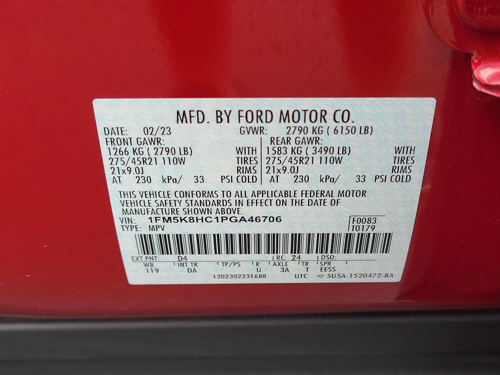 2023 Ford Explorer Platinum