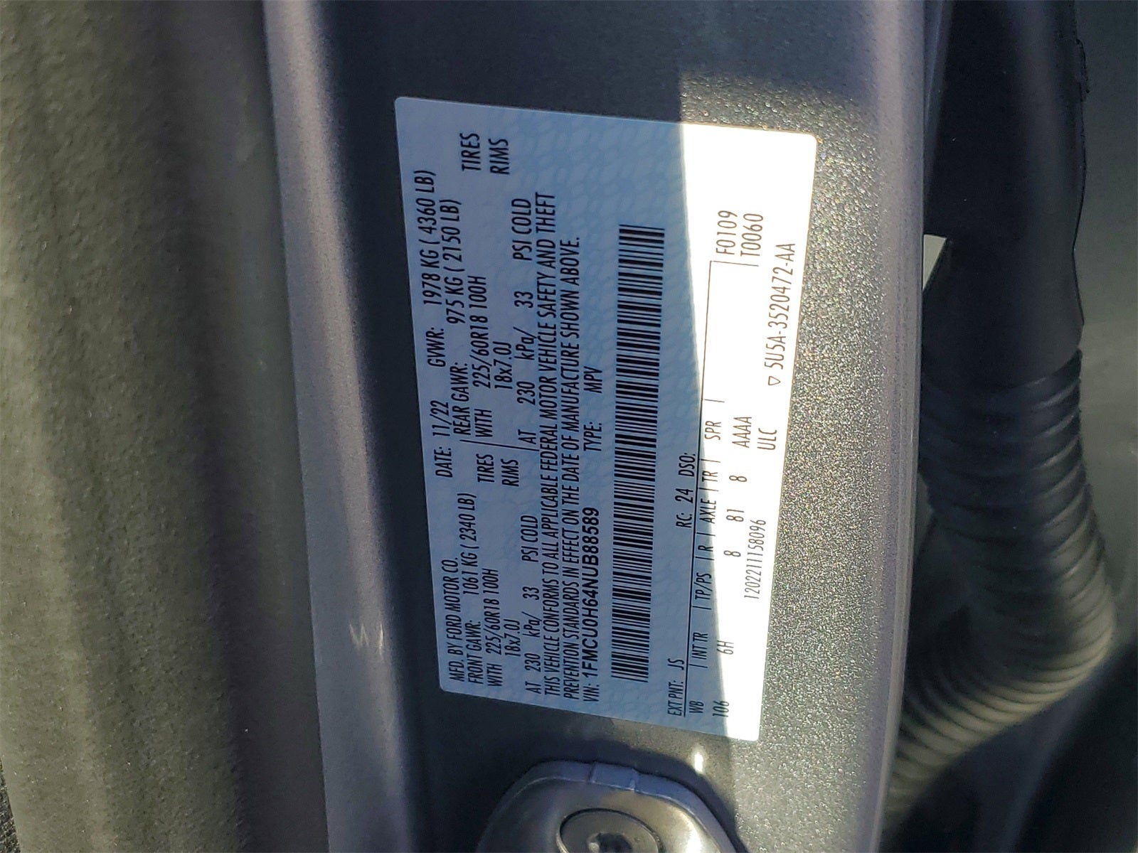 2022 Ford Escape SEL