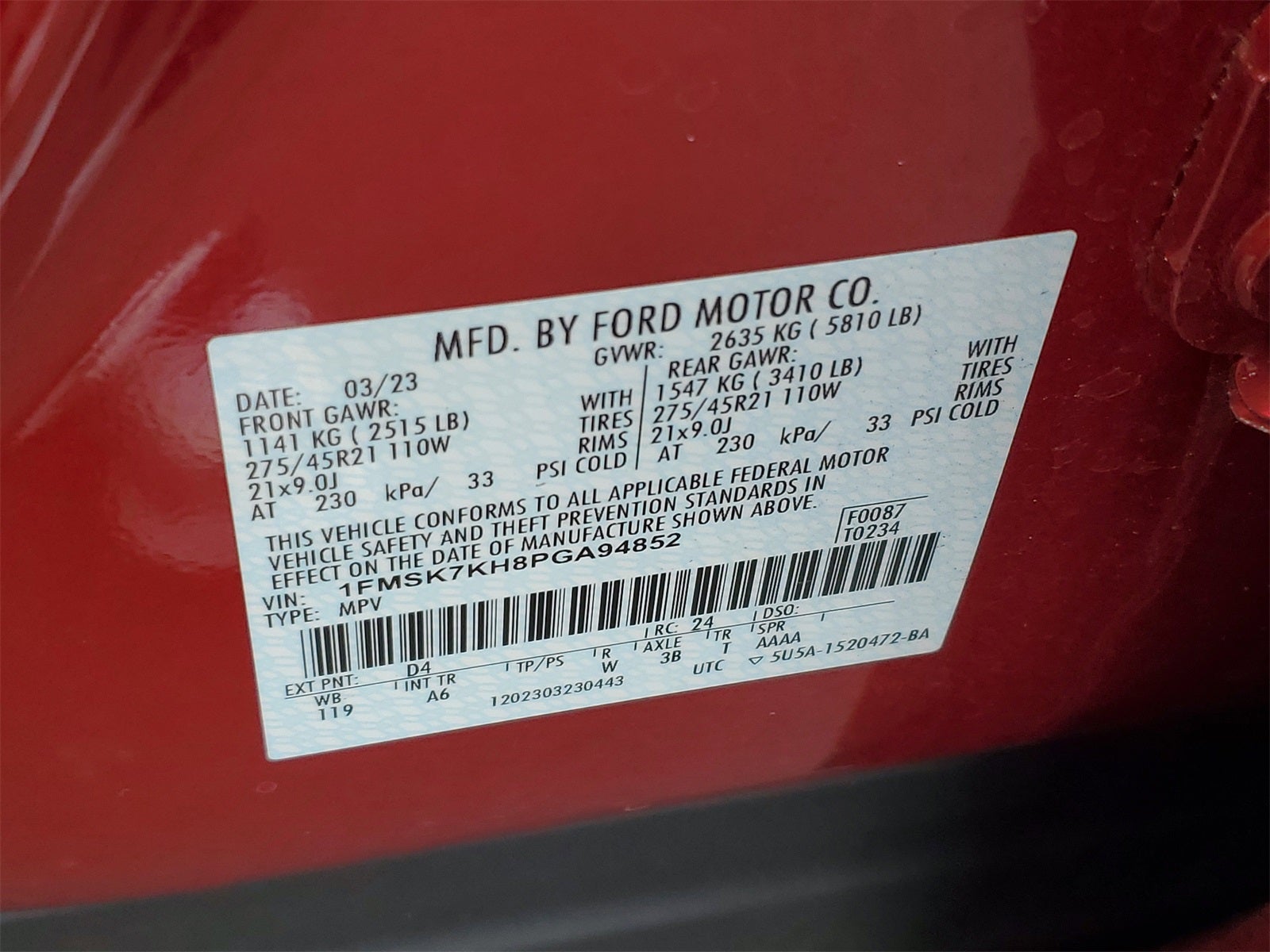 2023 Ford Explorer ST-Line