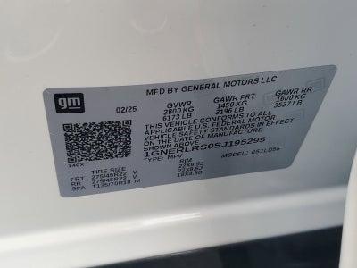 2025 Chevrolet Traverse RS