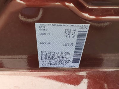 2025 Nissan Altima 2.5 SV