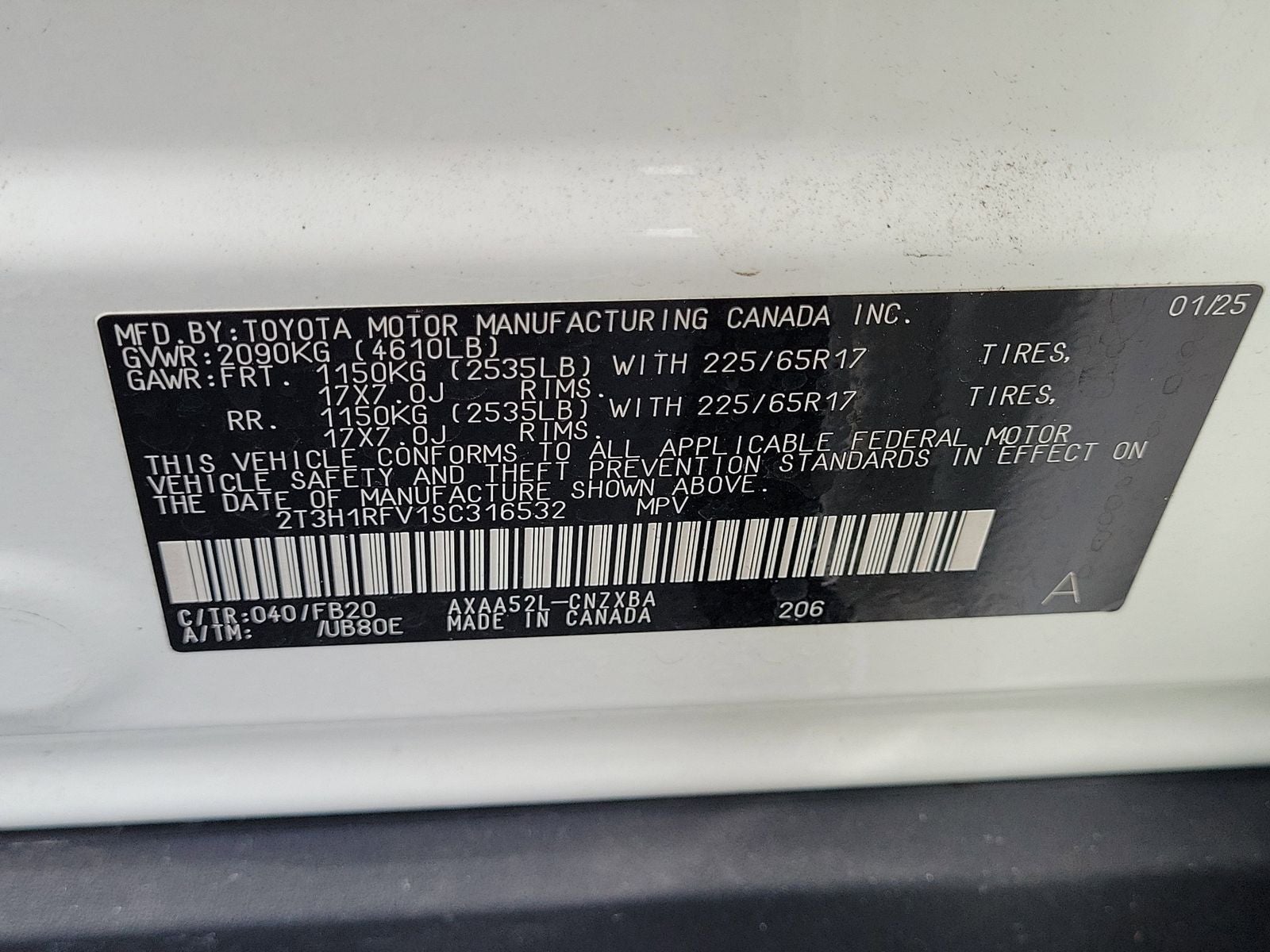 2025 Toyota RAV4 LE