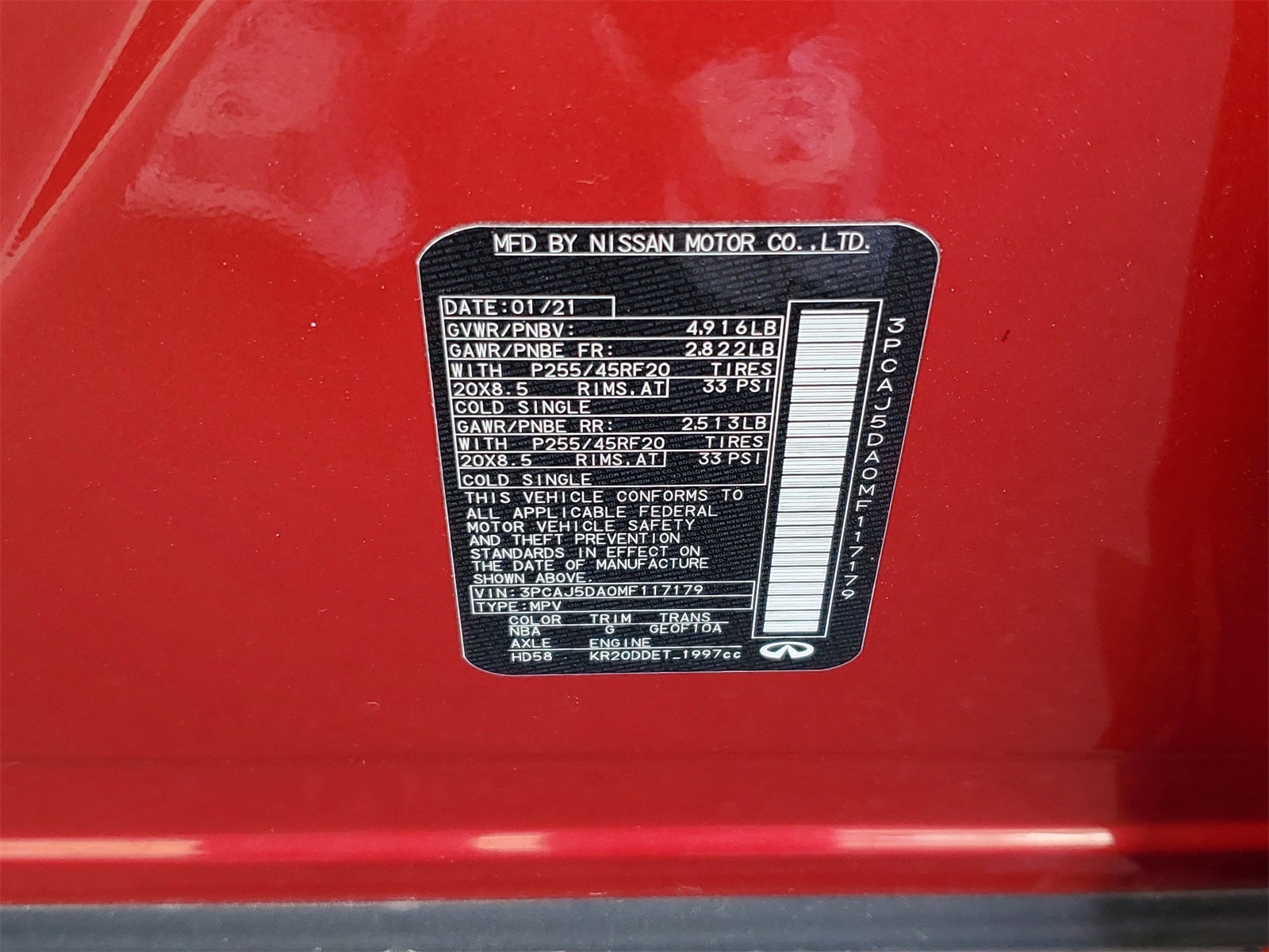 2021 INFINITI QX50 Autograph