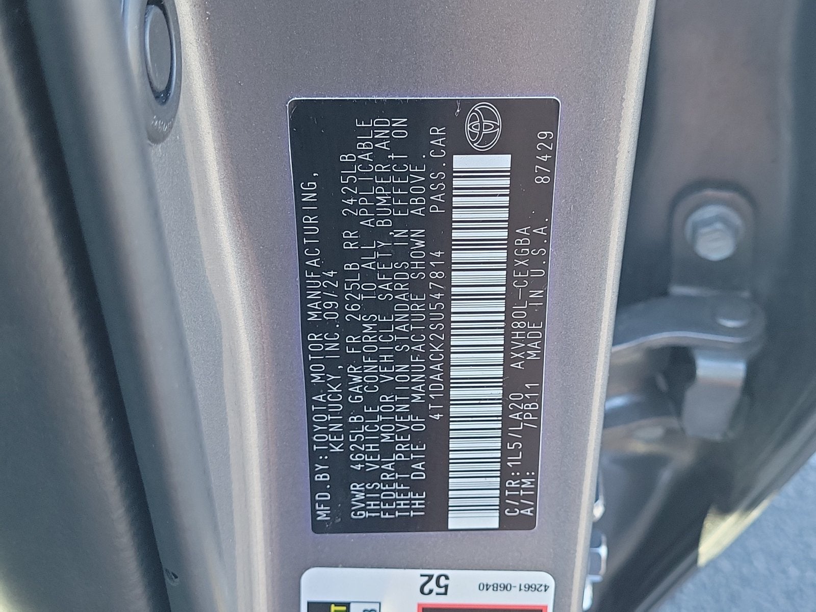 2025 Toyota Camry XLE