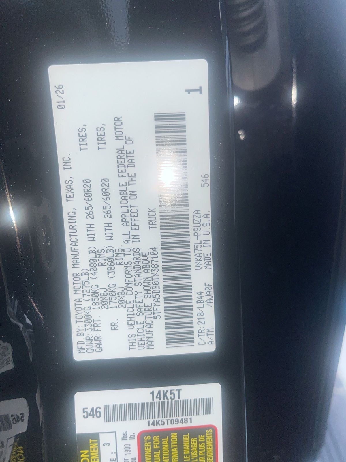 2026 Toyota Tundra 1794